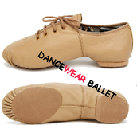 Oxford Lace Up Leather Dance Shoes Jazz Shoes